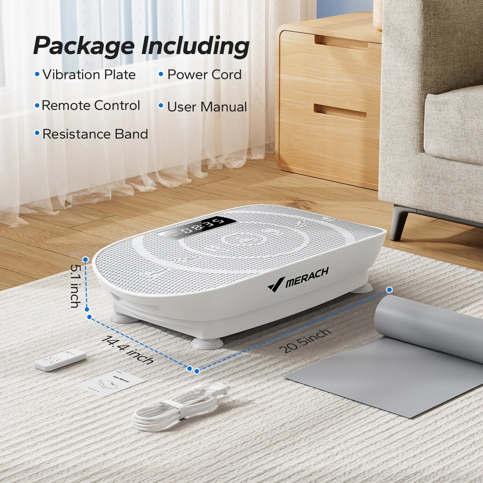 Shake Your Way to Fitness: MERACH Whole Body Vibration Plate