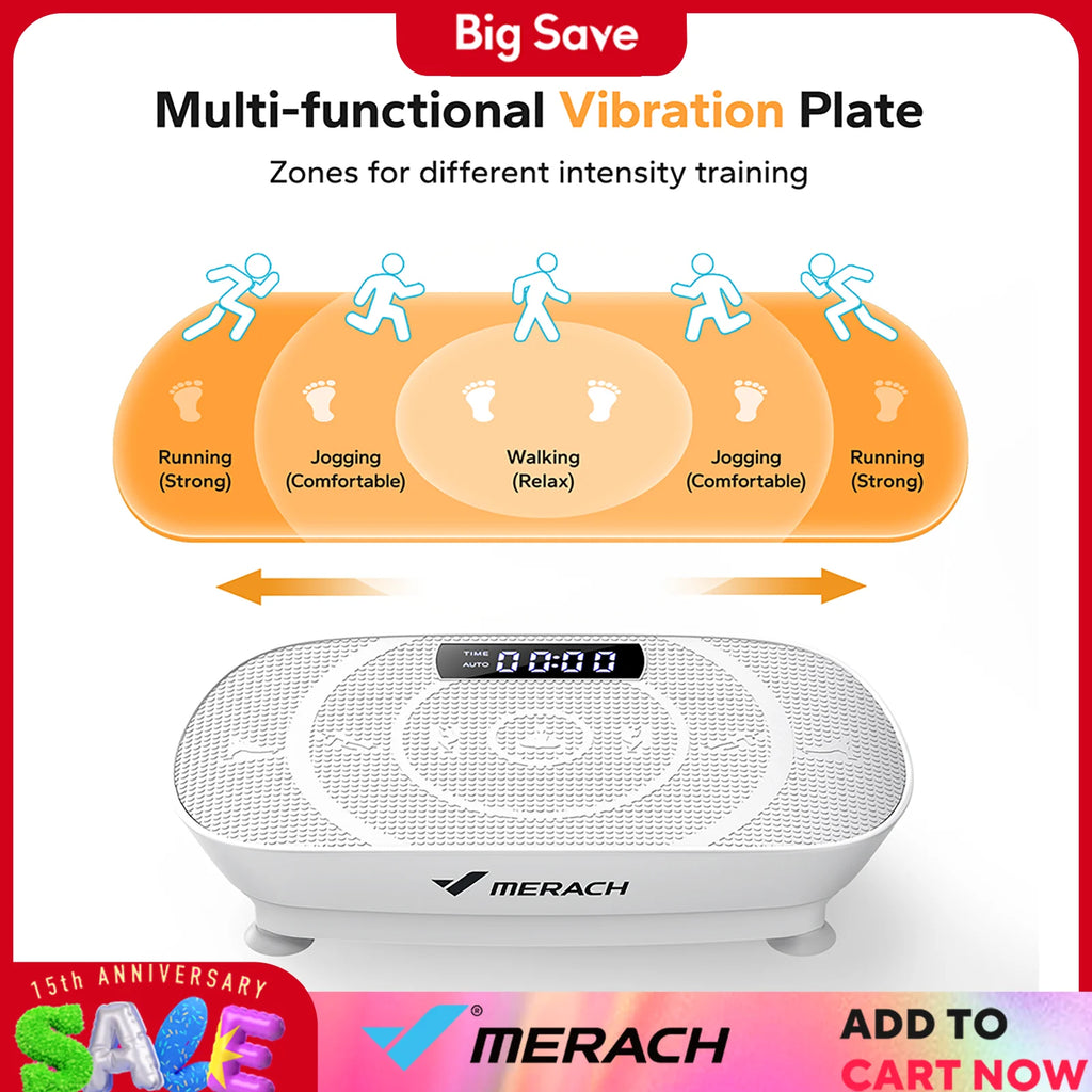Shake Your Way to Fitness: MERACH Whole Body Vibration Plate