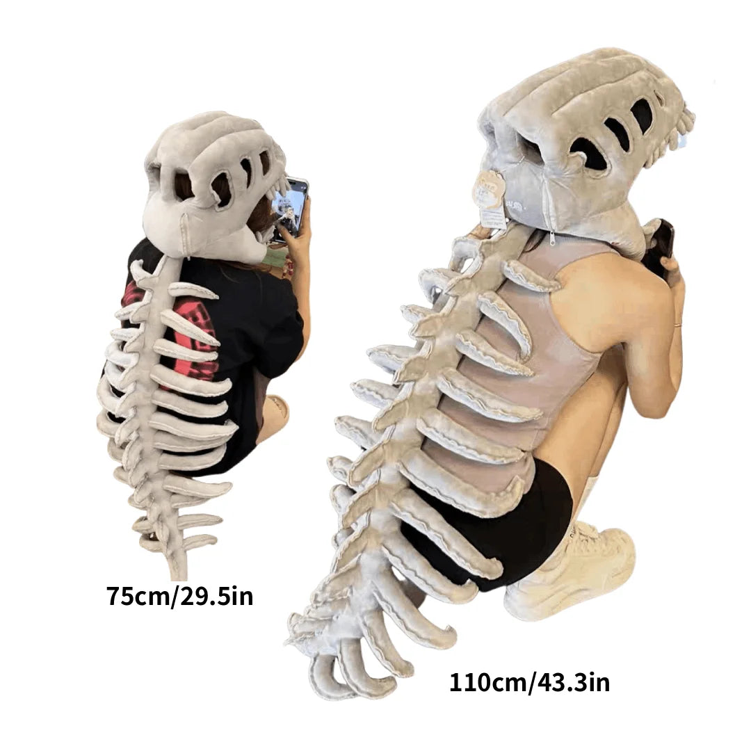 Realistic Dinosaur Skeleton Costume Set for Fun Dress-Up Play